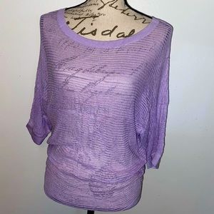 💜Express Gorgeous Netted Sweater💜
